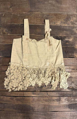 Heirloom Heart Tank - Tea Stain Lace