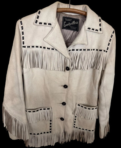 Vintage Guntzwiller’s Leather Fringe Jacket M