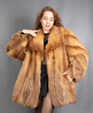 Red Fox Stroller Coat Vintage Amazing M