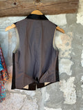 DOUBLE RL SILK VEST XS SLIM EUC