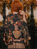 HEART OF GOLD PIXIE CROP JACKET SACRED HEART