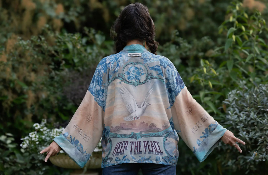 PEACE OUT PIXIE CROP JACKET
