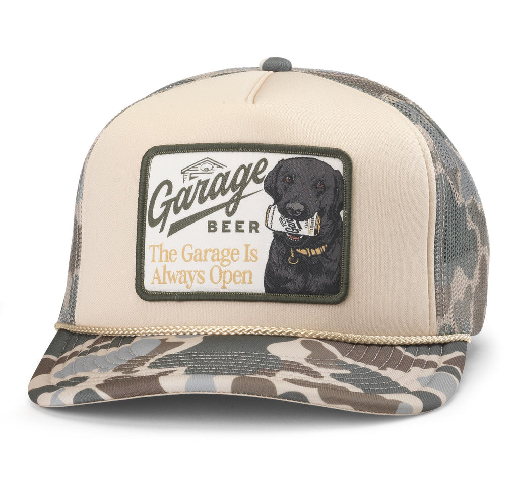 GARAGE BEER CAMO FOAMY LAB CAP