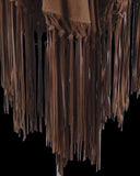Tons of Fringe Suede Cape