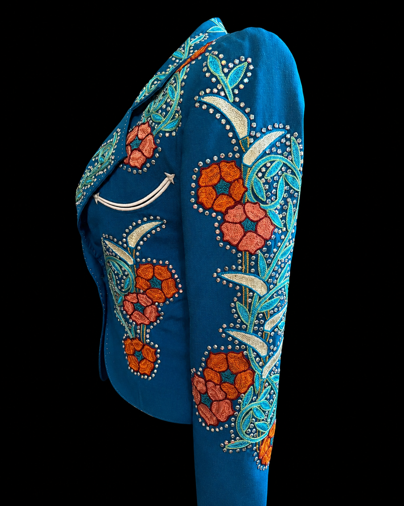 Rickrageous Blue Swarovski Jacket S