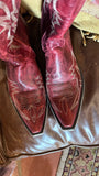 Old Gringo Red Mayra Tall Snip Toe 7.5 Boots EUC