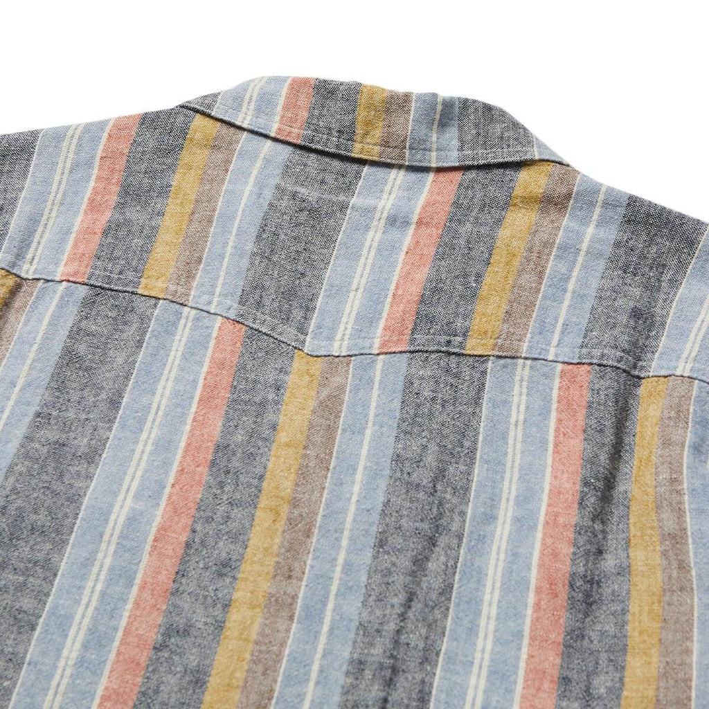 Whippersnapper Washed Stripe Navy Shirt Pearl Snap