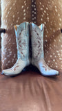 New Old Gringo YKY 7.5  Blue Bronze Inlays Boots
