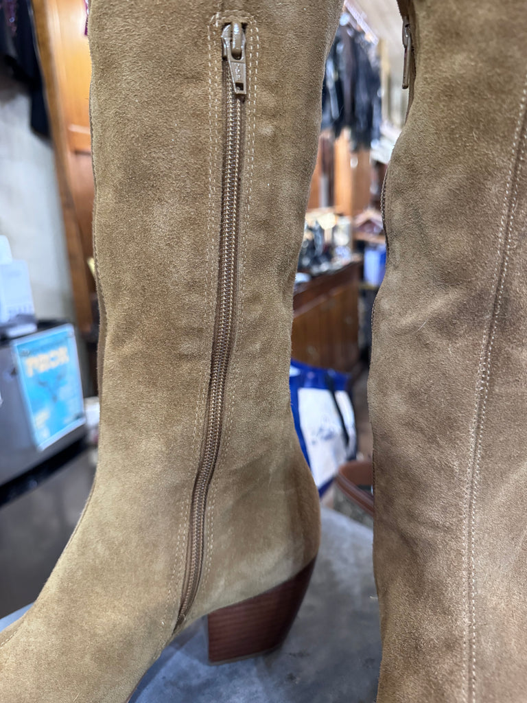 Over the Knee Thigh High Suede Boots 7.5 NEW