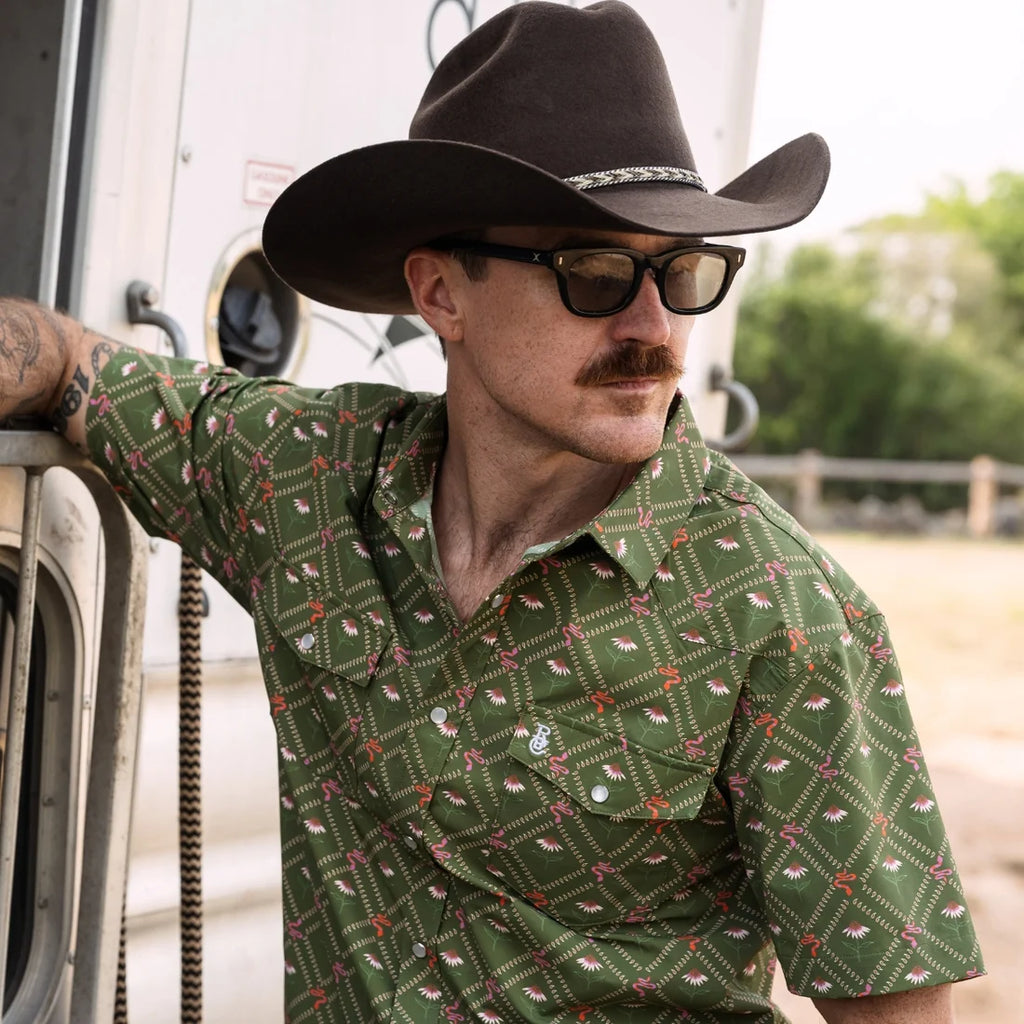Copperhead Pearl Snap Short Sleeve Shirt