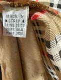 Authentic Vintage Burberrys Silk Scarf