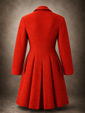Rare 60s Christian Dior New York Original Red Tailored Coat S