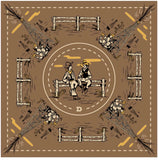 Oil Camp Silk Scarf Double D Ranch