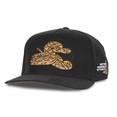 RATTLESNAKE EMBROIDERED HAT CAP