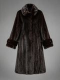 Female Blackglama Mink Maxi Fur Coat M