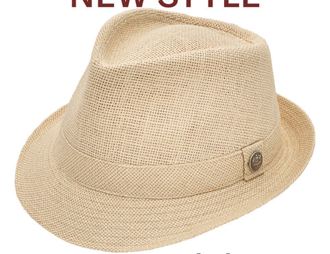 URBAN BW STRAW FEDORA