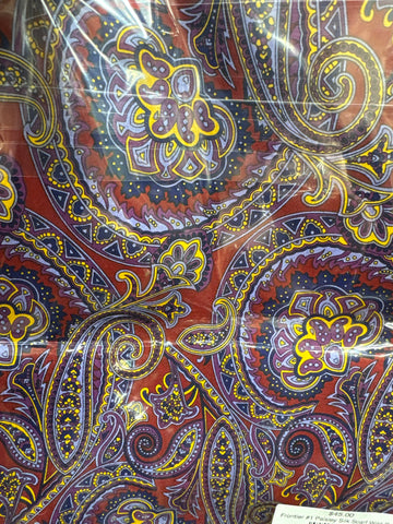 Frontier #1 Paisley Silk Scarf Wild Rag