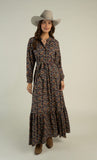Miradora Dress- Highlands-Navy