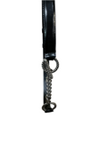 Calfskin Black Belt Chain Toggle