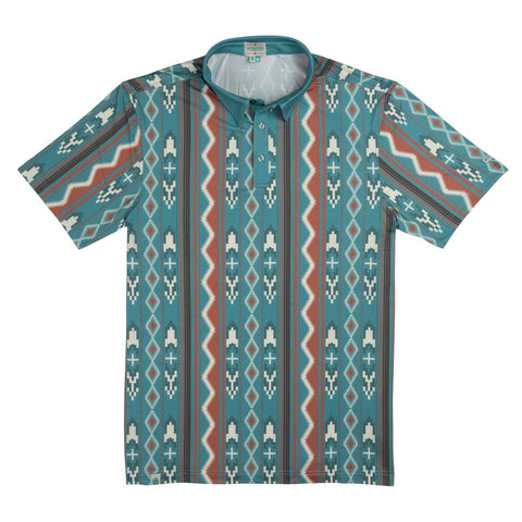 HIGH NOON PERFORMANCE POLO NOGALES STRIPE
