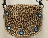 New Vintage Kippys Leather Crystal Purse