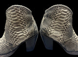 Python Snakeskin Short Boots 10B Mint