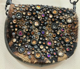 New Vintage Kippys Leather Crystal Purse