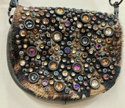 New Vintage Kippys Leather Crystal Purse