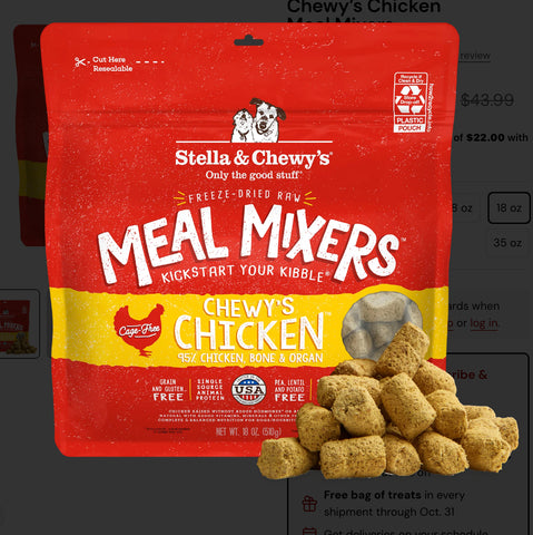 Stella FREEZE-DRIED CHICKEN MEAL MIXERS 3.5 Oz