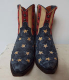 Stars & Stripes Old Glory Patriotic Western Boots 8B USA