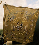 Oil Camp Silk Scarf Double D Ranch