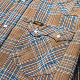 Sawtoof S/S Faded Navy Pearl Snap Shirt