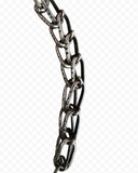 Vintage Heavy Sterling Silver Southwestern Handmade Link Chain Necklace with Removable Cross Pendant
