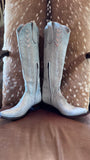 New Rare Old Gringo 7.5 Mayra Powder Blue Boots