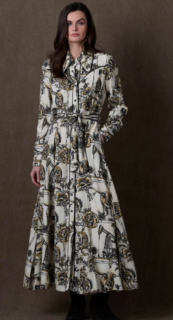 Petro Plaid Dress Double D Ranch