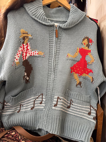 Seafoam Swing Your Partner Sweater