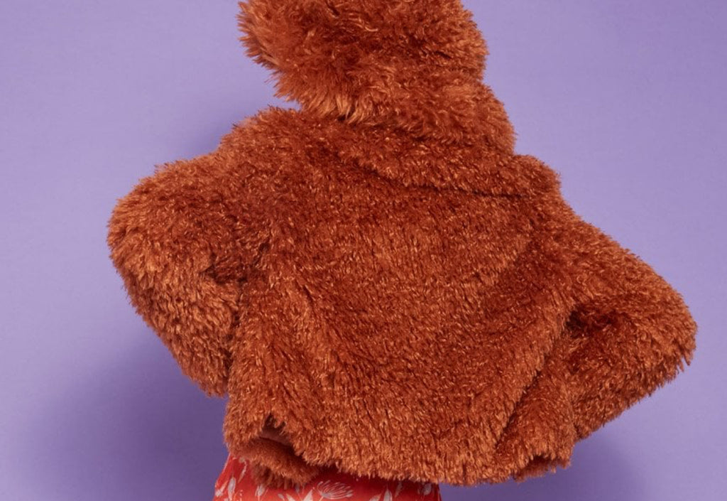 Faux Fur Short Bamboo Jacket