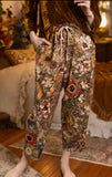 Golden Hour Linen Cropped Artist Pant