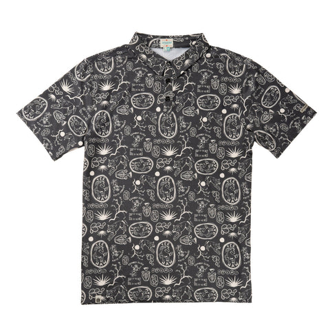 High Noon Performance Polo - Nopal Cosmico