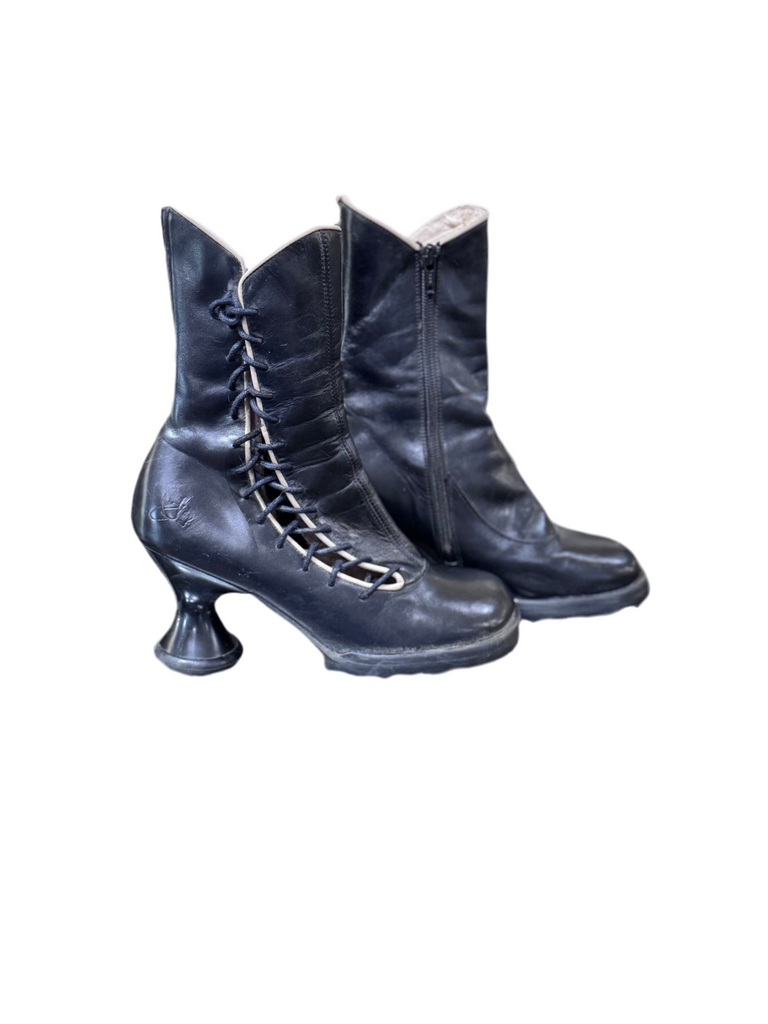 John Fluevog Mini Lover Corset Boots New Sz 6