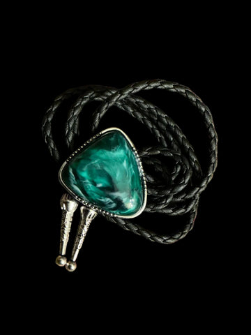 Triangular Stone Bolo Tie