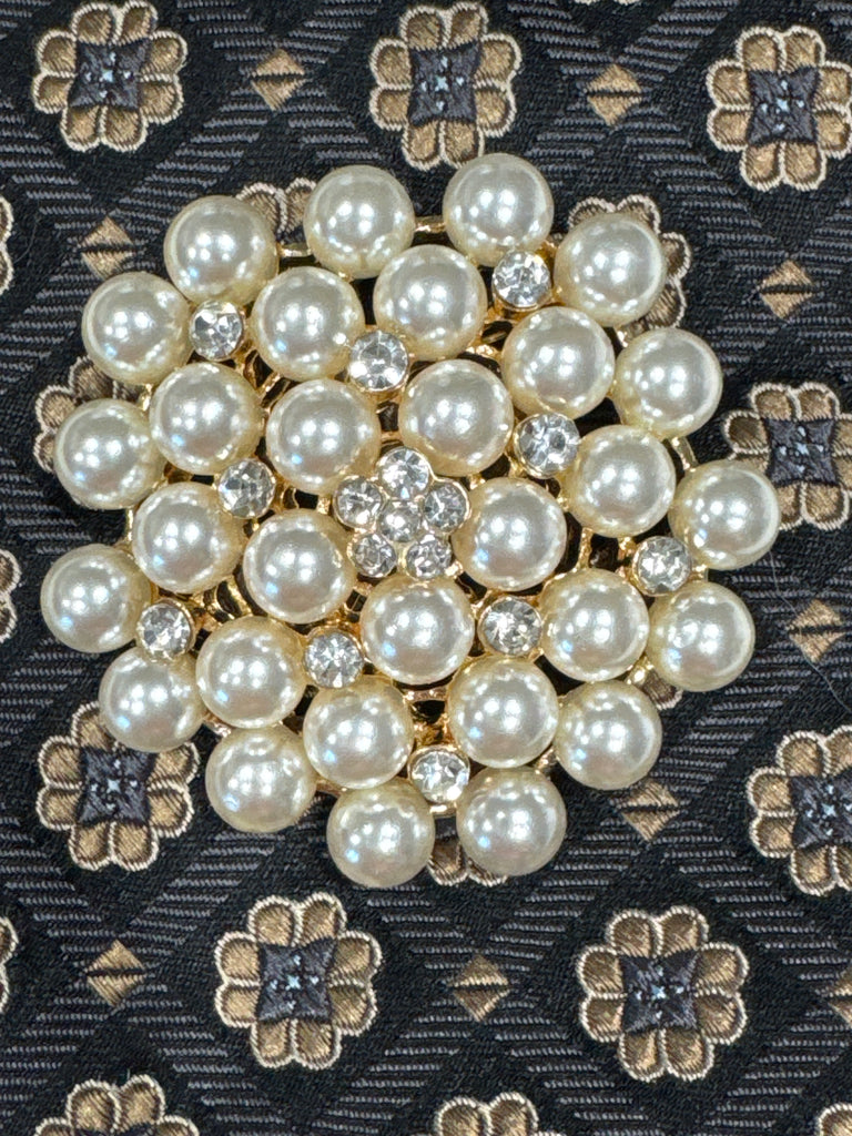 Vintage Silk Tie Custom Brooches #8