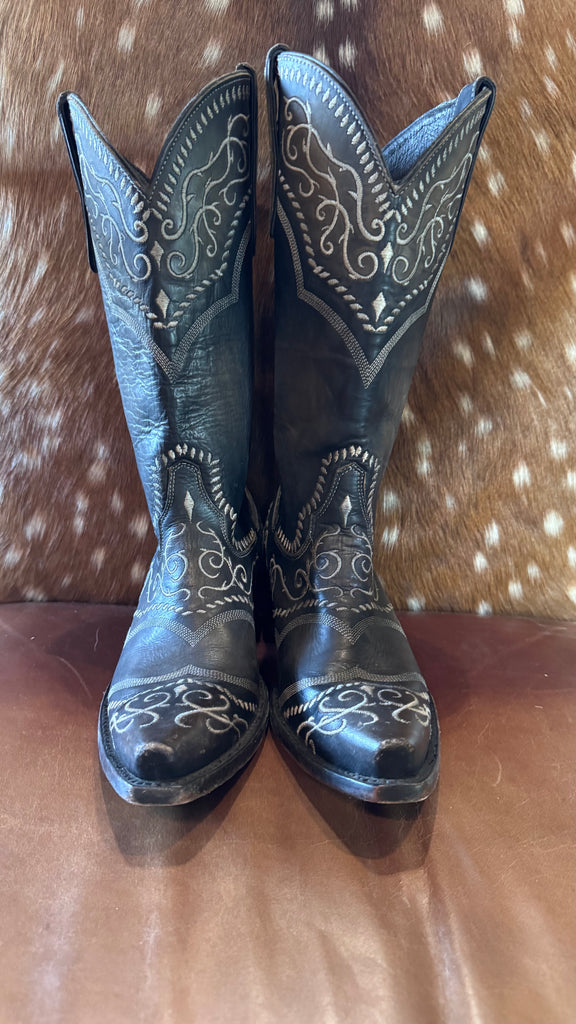 Old Gringo Sintra Black Cowboy Boots 7.5