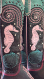 New Old Gringo Sia Sea Horse Cowboy Boots 7.5