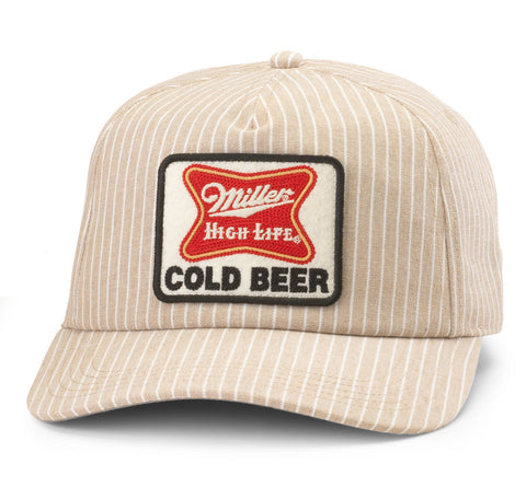 Miller High Life Beer Distressed Cap