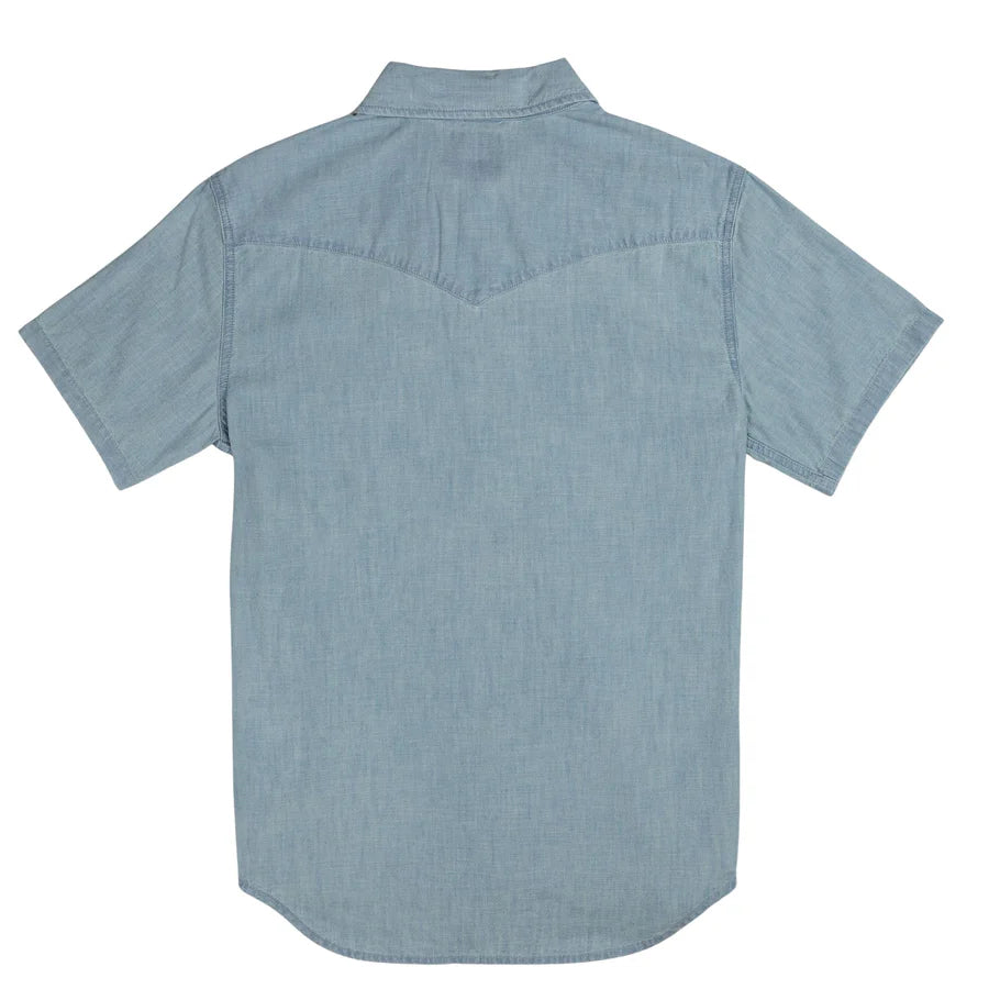 THE WYATT PEARL SNAP S/S HEMP SOLID SHIRT