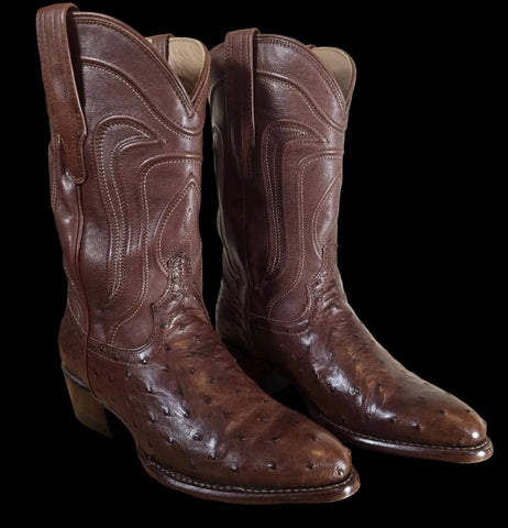 The Jessie Tecovas Ostrich Boot 6.5 EUC