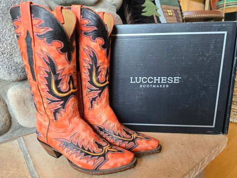NIB 1883 Mad Dog Boots Mayela Lucchese 8.5B