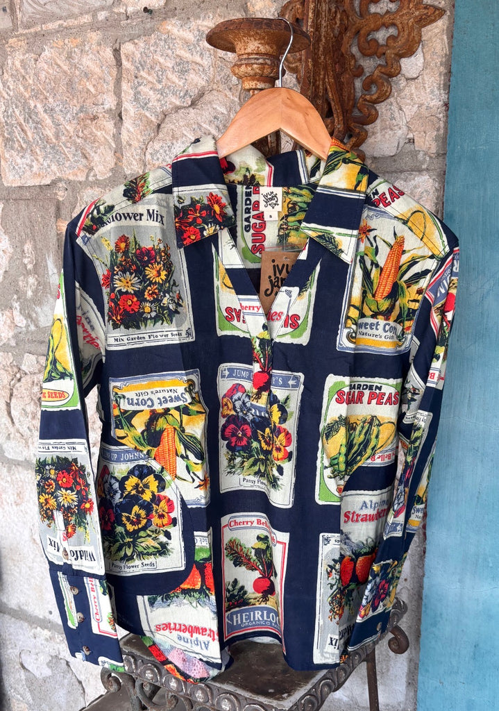 SEED PACKETS POPOVER  SHIRT