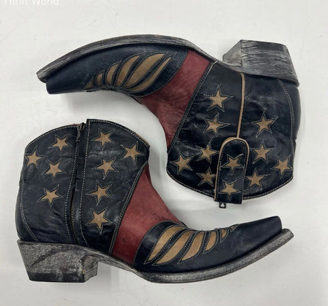 Stars & Stripes Old Gringo Ankle Boots 10B Vintage and New